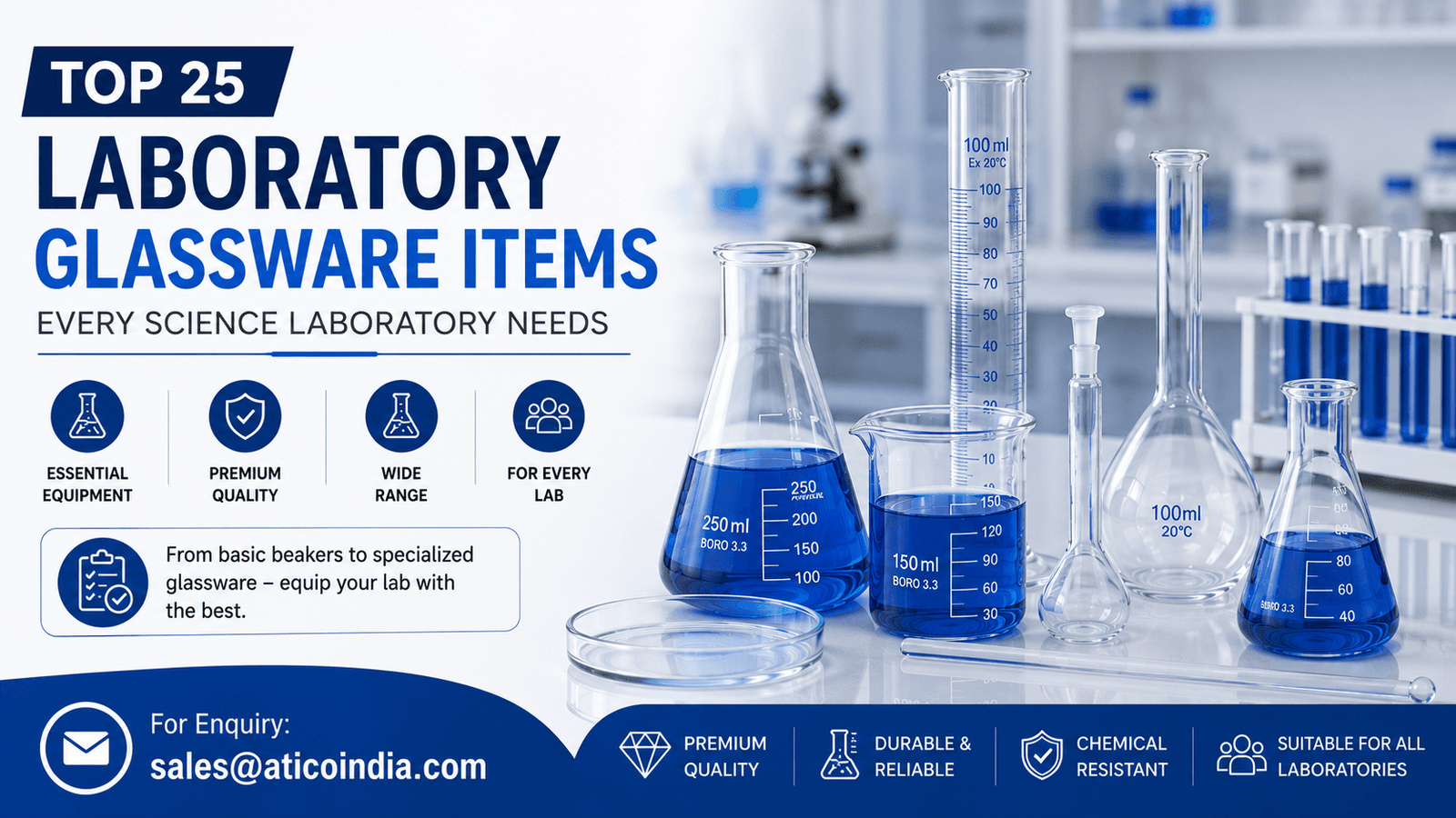 Laboratory Glassware List