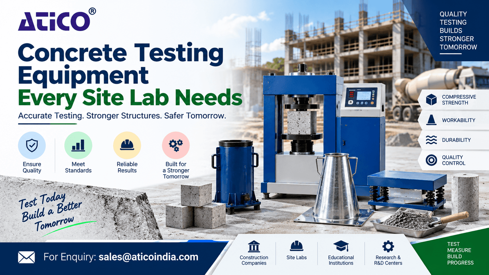 Concrete Testing Equipment Manufacturer